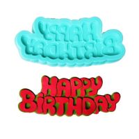 Silicone mold Happy Birthday