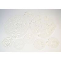 Template for a round cake set of 8 pcs