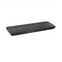 Mold with removable bottom perforated 35 x 11 cm
