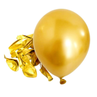 Balony metaliczne złote 30 cm - 50 szt