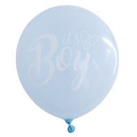 Lufi - kék It&#39;s a Boy 30 cm - 6 db