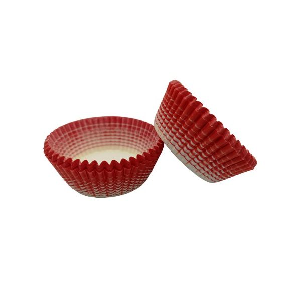 Red-white paper cups 100 pcs
