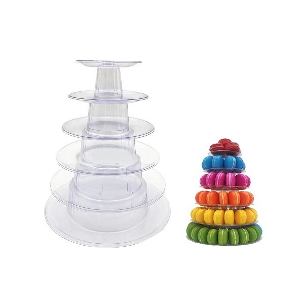 6-tier macaroon stand